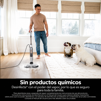 Mopa Multifuncional Trapeador a Vapor SharkPower | Limpieza Profunda de Pisos