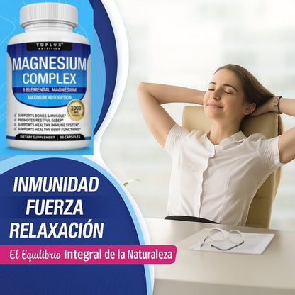 OFERTA 2X1 | Magnesio Complex™ 8 en 1 - Equilibrio Corporal Completo 1000mg