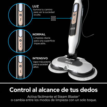 Mopa Multifuncional Trapeador a Vapor SharkPower | Limpieza Profunda de Pisos