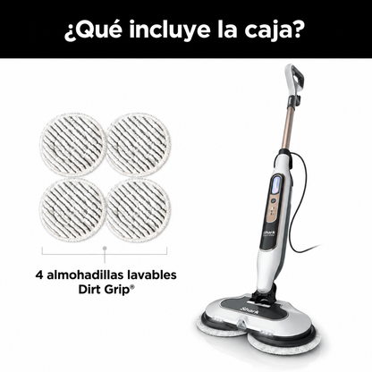 Mopa Multifuncional Trapeador a Vapor SharkPower | Limpieza Profunda de Pisos