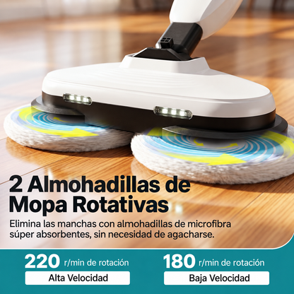 Mopa Limpiador Rociador Trapeador Sweetcrispy | Doble Cabezal para Limpieza Profunda