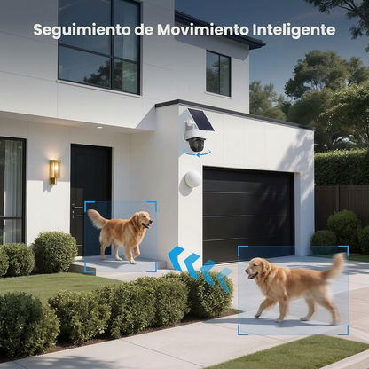 Cámara de Seguridad Panorámica 4G para Exterior con Visión 360° y Nocturna