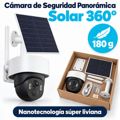 Cámara de Seguridad Panorámica 4G para Exterior | Visión 360° y Nocturna G